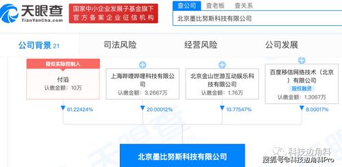 B站戰略投資基礎軟件服務商 北京墨比努斯，持股20%強化技術生態